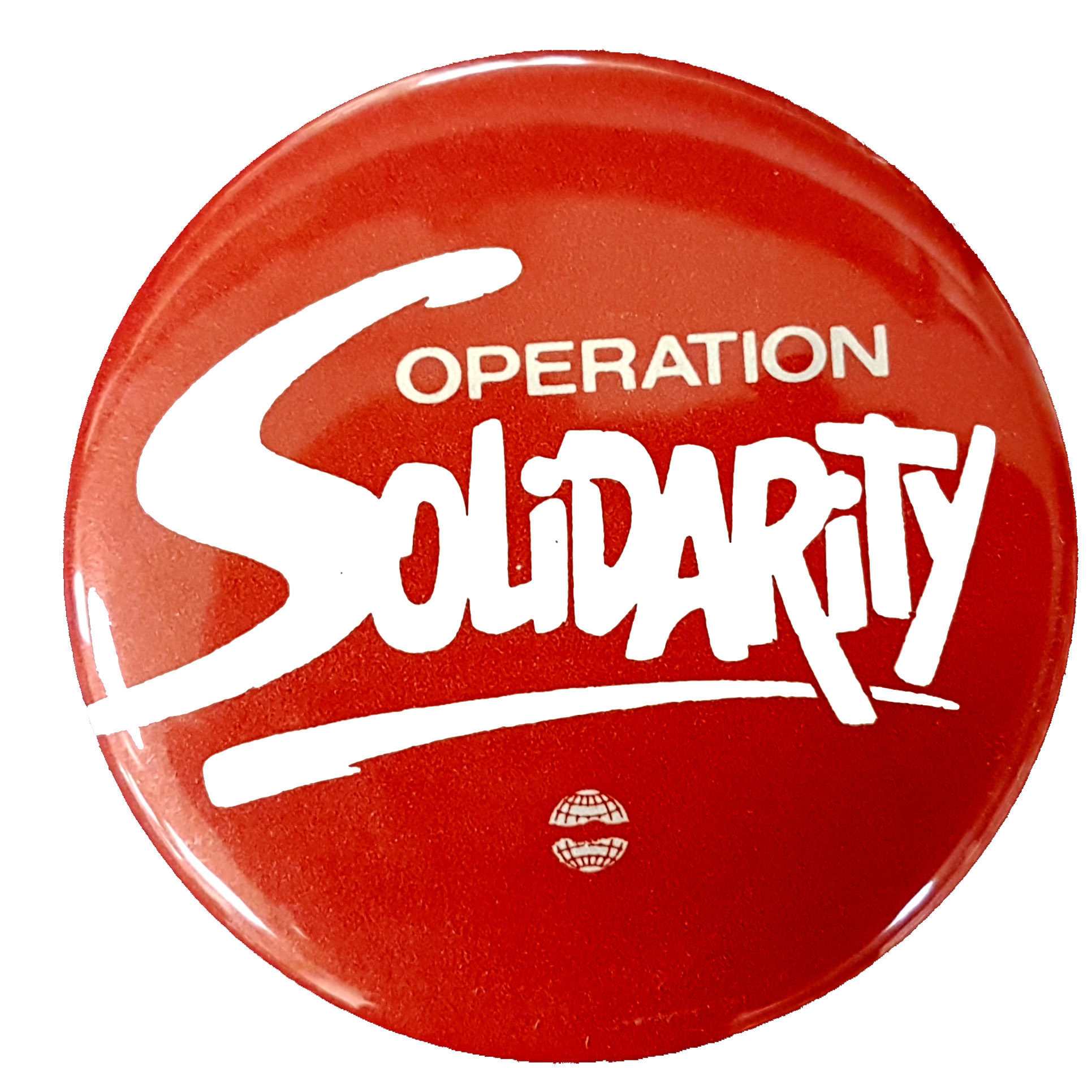 a red button with the text: "Operation Solidarity"